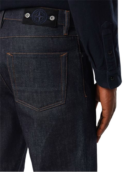Jeans cinque tasche regular straight Stone Island | L2S14 J100005 S00J8VJ200 BLUE RAW